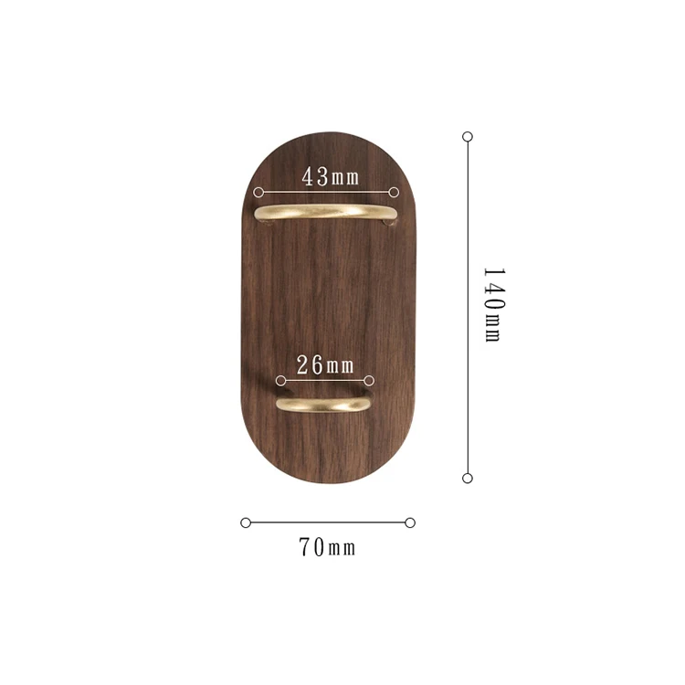 Bathroom storage rack wooden wall mounted