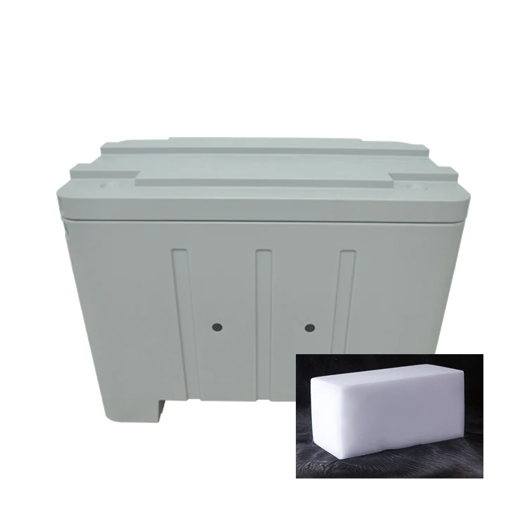 Insulated fish holding container storage ice box for fish storage