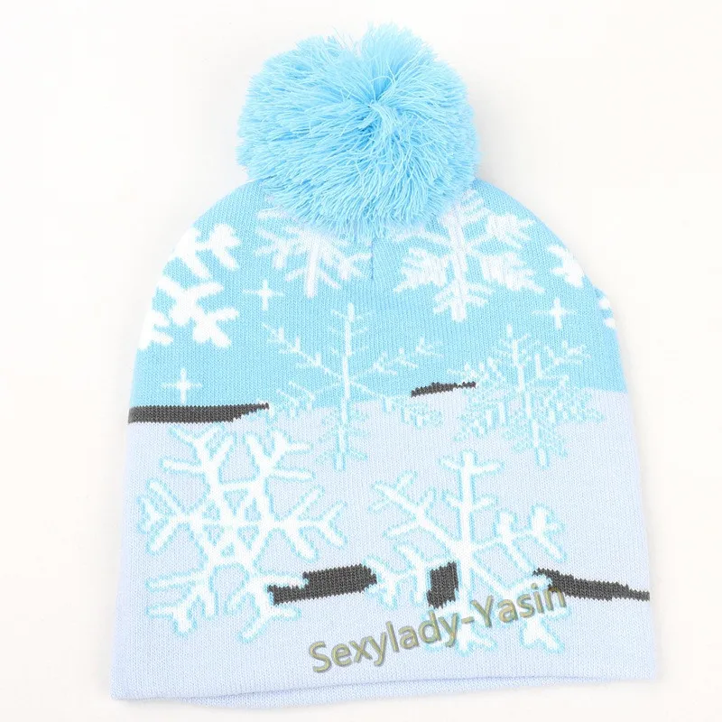 Wholesale New Warm Christmas Hat Acrylic Winter Beanie Hats For Women Knitted Beanie Hat