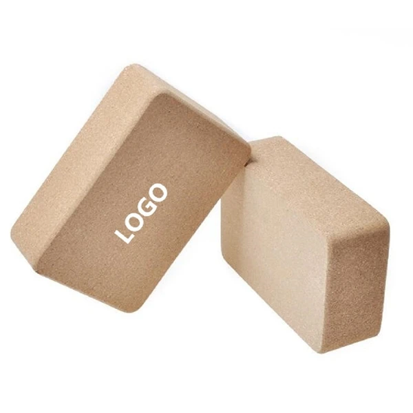 Hotsale Custom Logo Eco-Friendly Natrual Cork Yoga Block For GYM Exercise