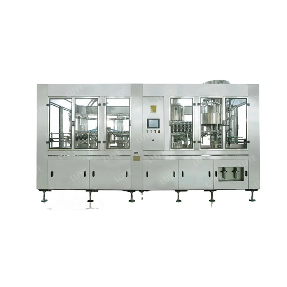 Carbonated Soft Drink Aluminum Tin Can Filling Sealing Canning Seaming Equipment Machine Production Line