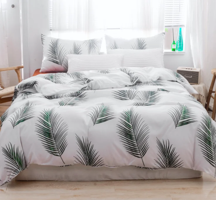Three-piece set  US explosion cotton printing bedding set