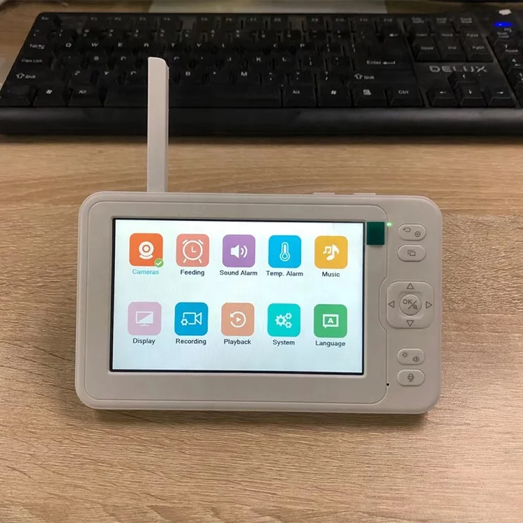 Hot Sale 5 Inch Display 1080P Video Baby Camera Two Way Talk Built-in Siren Baby Monitor