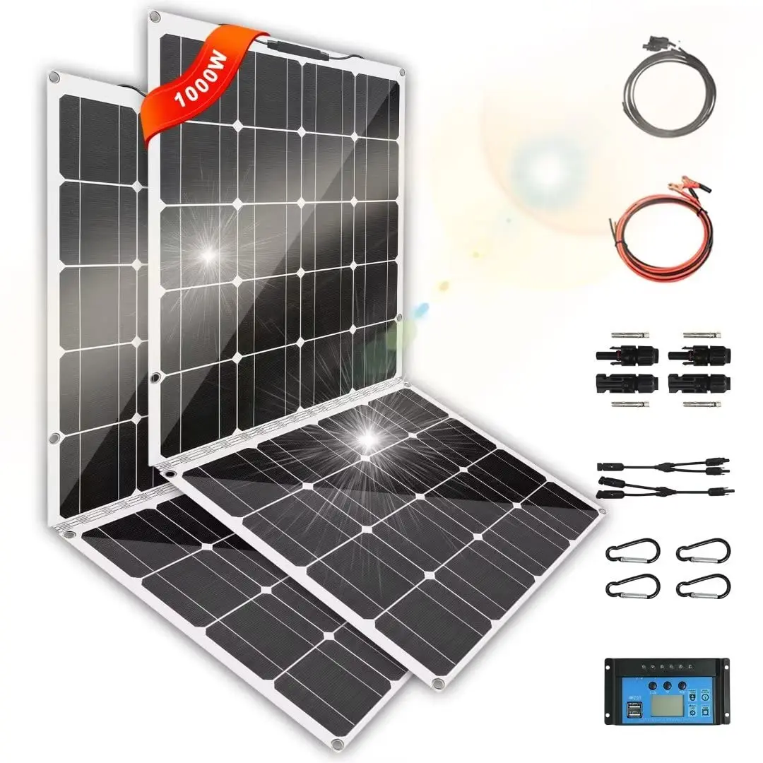 Solar Panels 1000W Price 900W 1600W Flexible Solar Panels