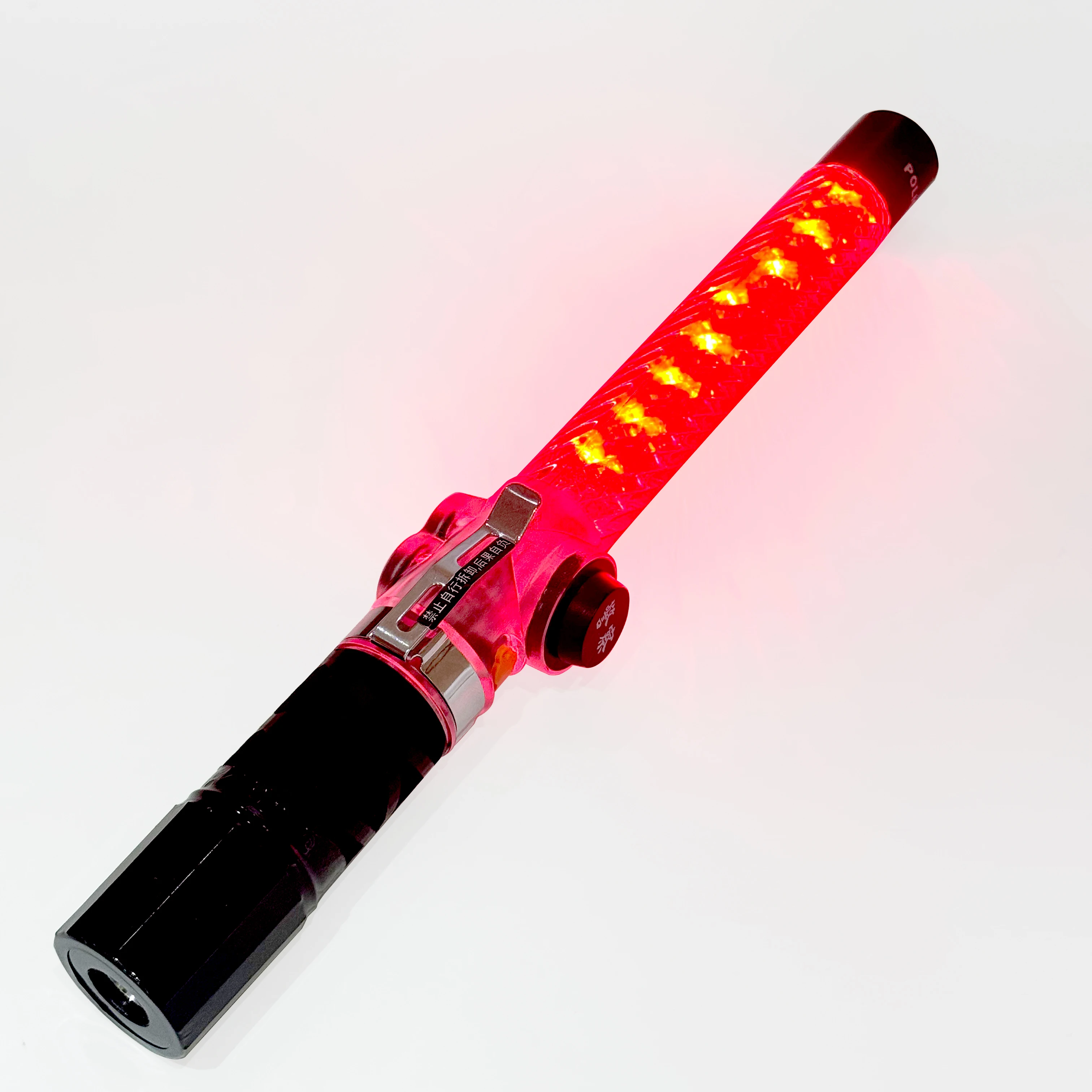 High quality led patrol baton aircraft marshalling commander wands red signal traffic duty patrol baton lights