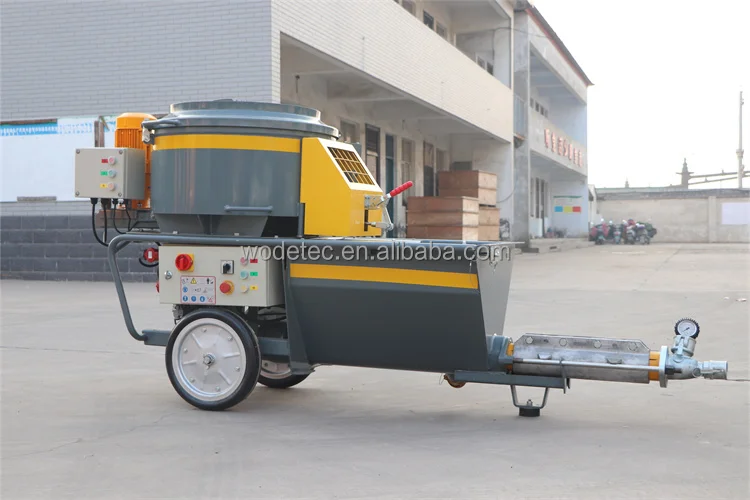 Wet electrical refractory mortar transfer pump cement plaster pump mortar spray machine price