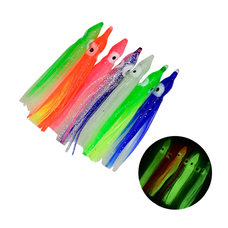 MISTER LURE manufacturing 5cm-15cm soft squid lure octopus squid skirt octopus fishing soft bait lure