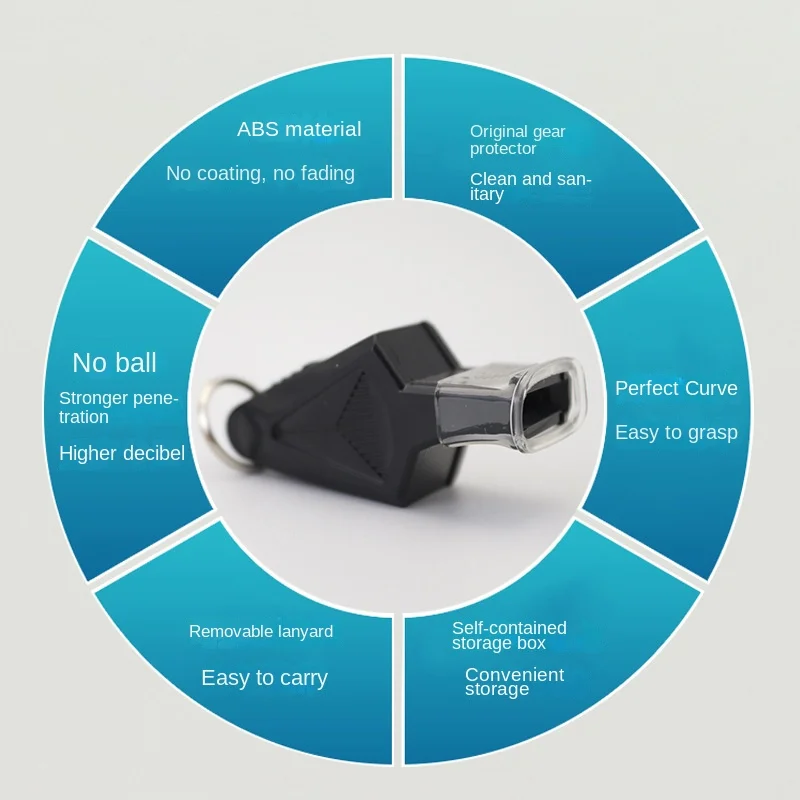 T103 ABS Referee Whistle for Teachers for Basketball Football Volleyball Life-Saving Swimming Competition Outdoor Sports Life