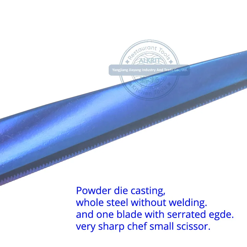 (ALSC-CS001) colorful steel small pocket chef scissor Art Craft DIY Scissor with Adjustable Screw Micro Serrated blade