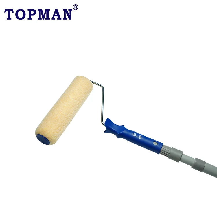 QIXI 1.8 meter 2 sections steel material adjustable telescopic pole for wall paint roller brush