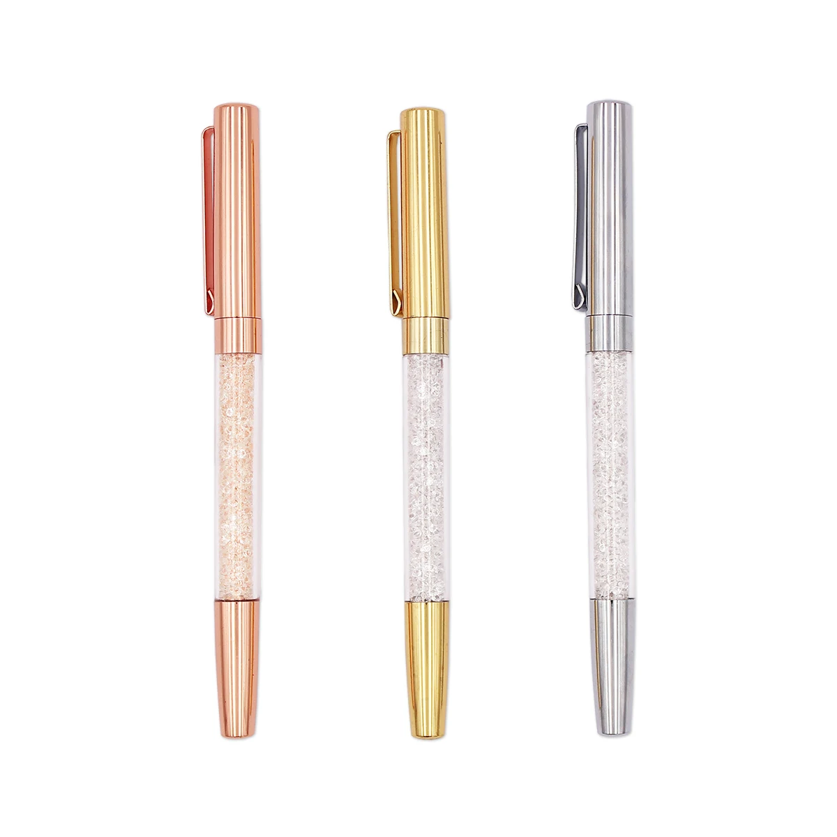 Crystal Filled Gel Pen Luxury Pen For Gift