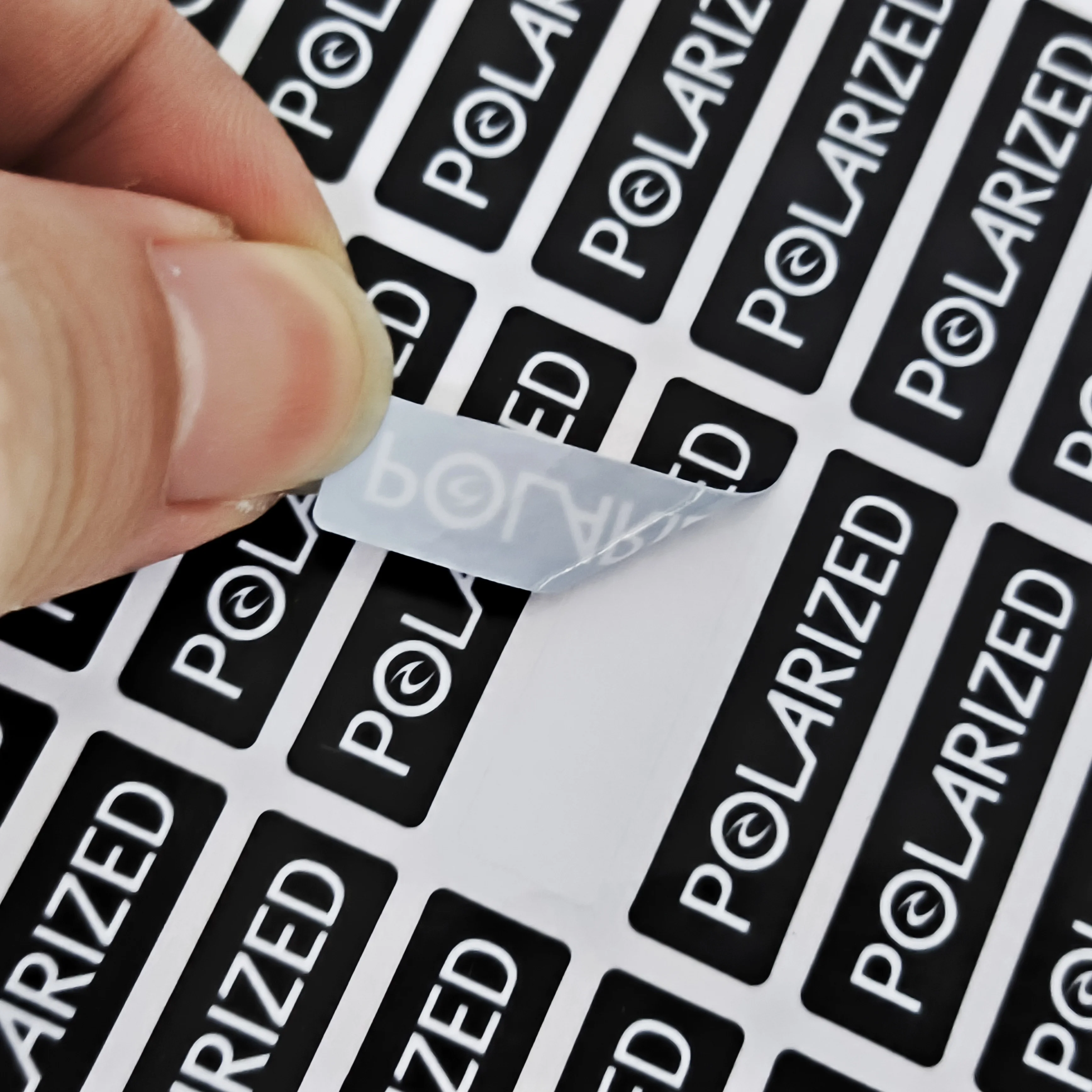 Custom Printed Lens Sticker for Glasses, Static Cling White Vinyl Lens Sticker for Sunglasses