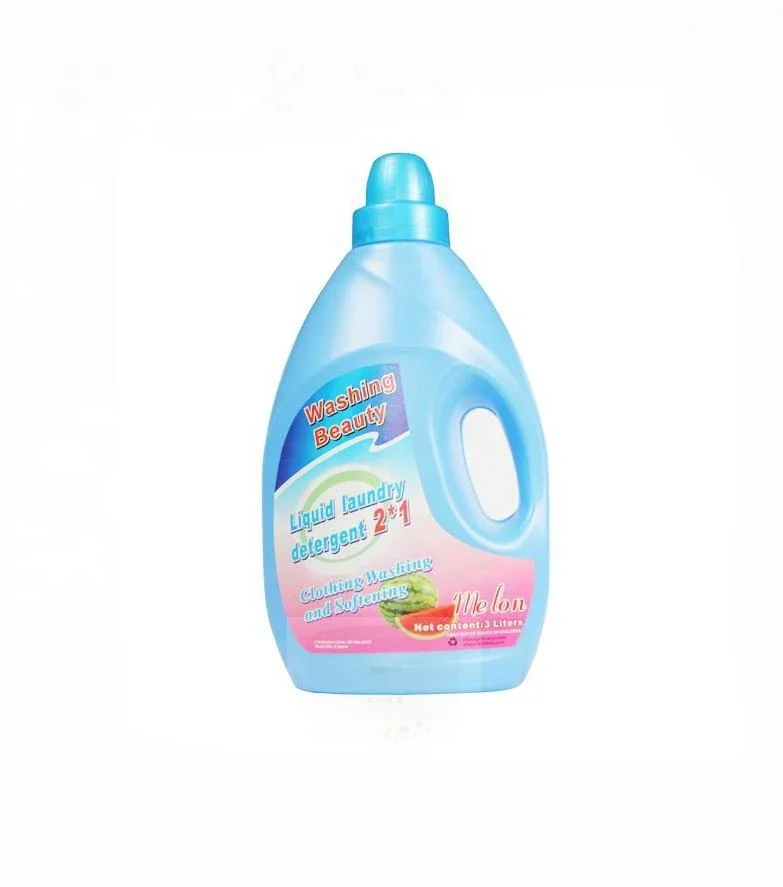 Wholesale white peach sakura organic natural OEM liquid laundry detergent for clothes washing 5L/bottle