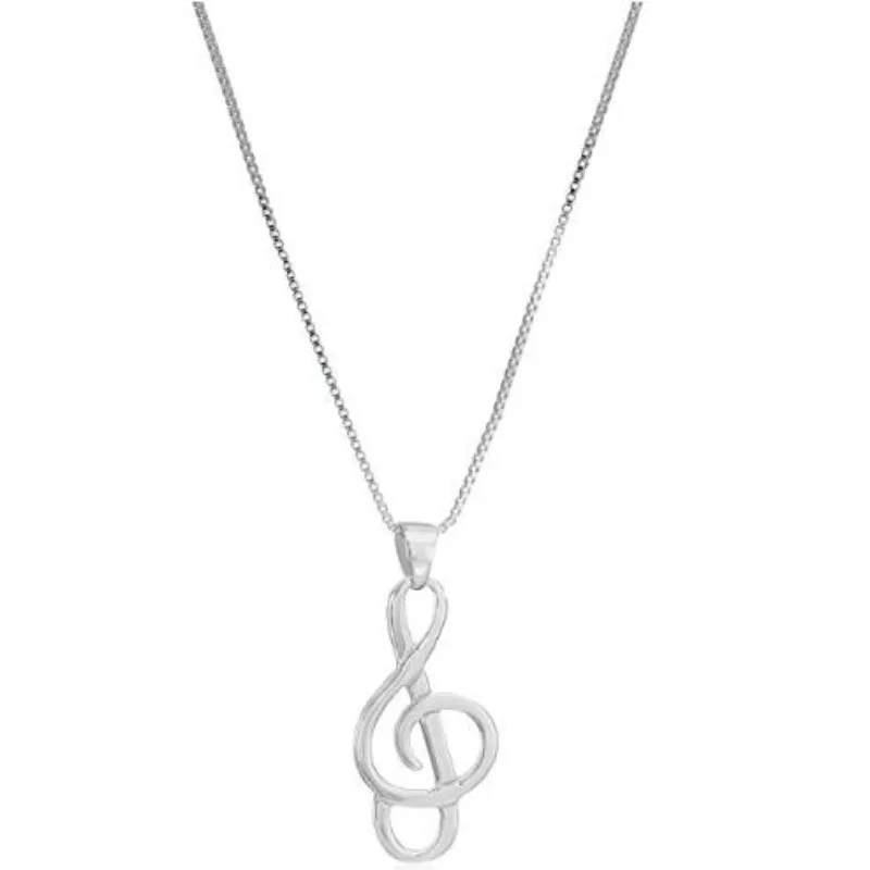 Anti Allergy Personalized Gold Plated Pendant Note Necklace for Women