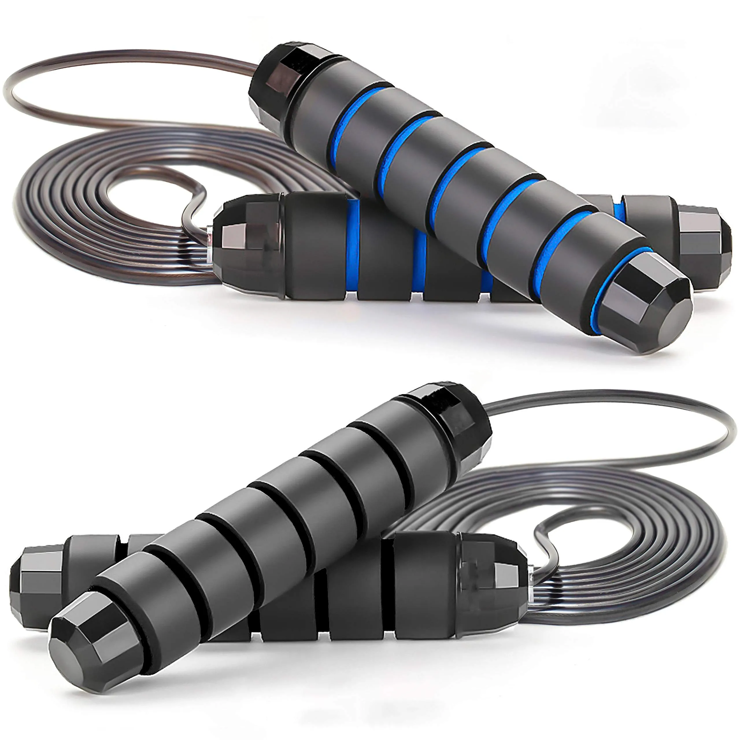 Adjustable Fitness Wholesale Custom Logo Skipping Jump Rope with Adjustable Fitness Jumping Rope