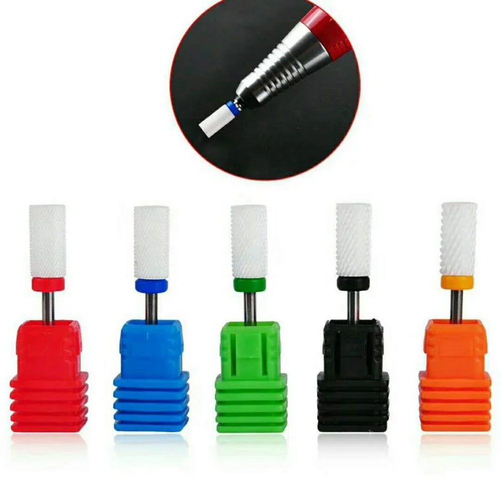 18 type Ceramics Nail Drill Files Manicure Cutter Milling Tool Nail Salon Manicure metal drill bits