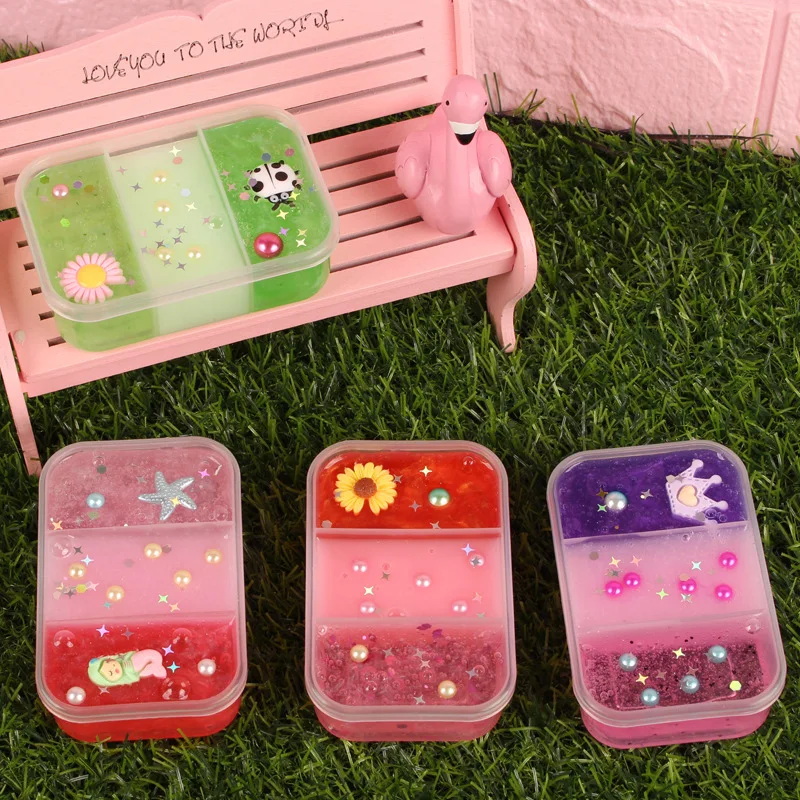 DIY Хрустальный слайм на заказ, разноцветный слайм, шпатлевка, набор игрушек для детей, Обучающий набор