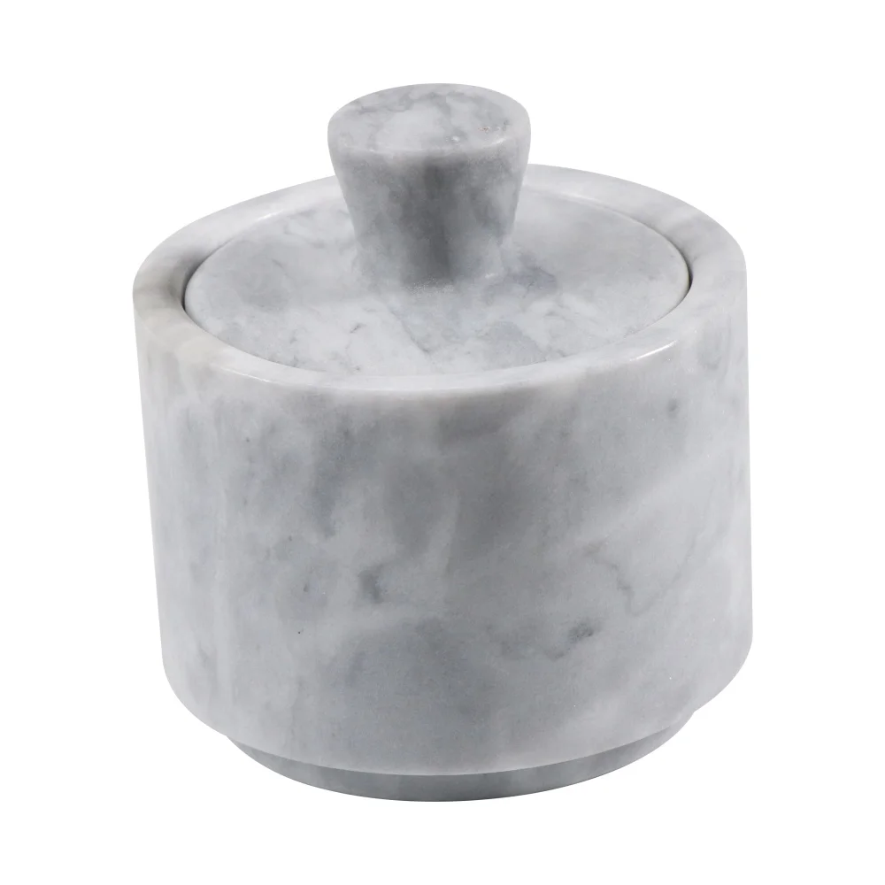 Factory White Marble salt cellar 3.5 inch