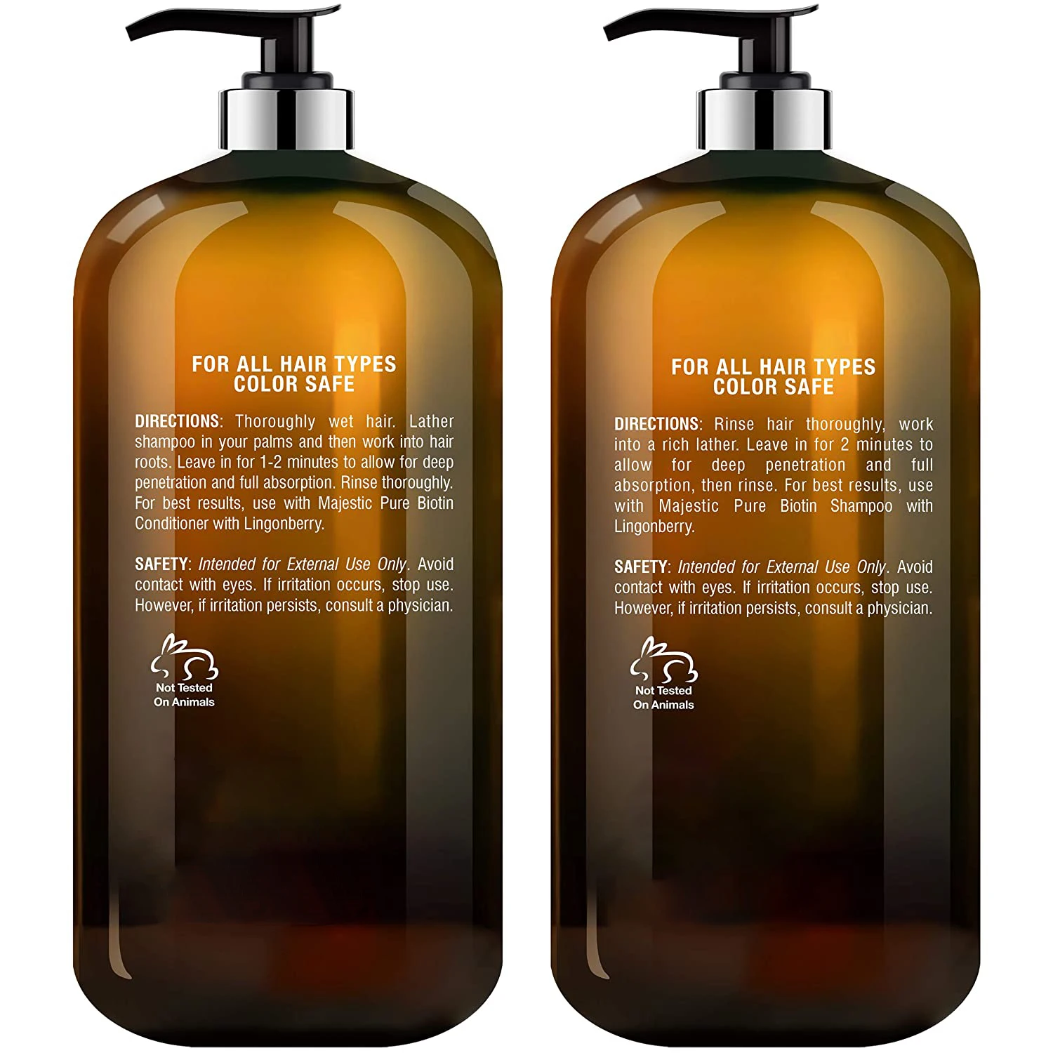 High Quality Hair Thickening Products Organic Biotin Shampoo and Conditioner for Men & Women