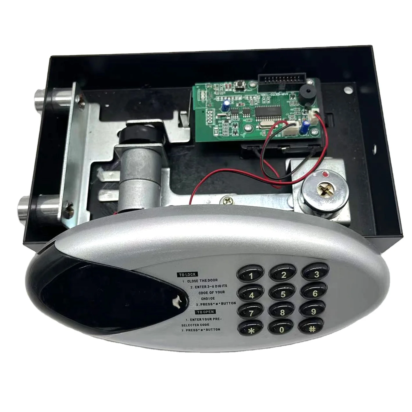 High Quality Digital Panel Hotel Safe Lock for Secure Valuables