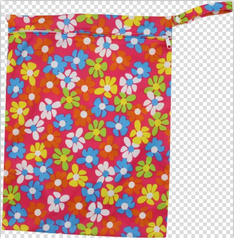 Wet Dry Bags Waterproof Reusable with Zippered Pockets Travel Beach Pool Day Care Soiled Baby Items