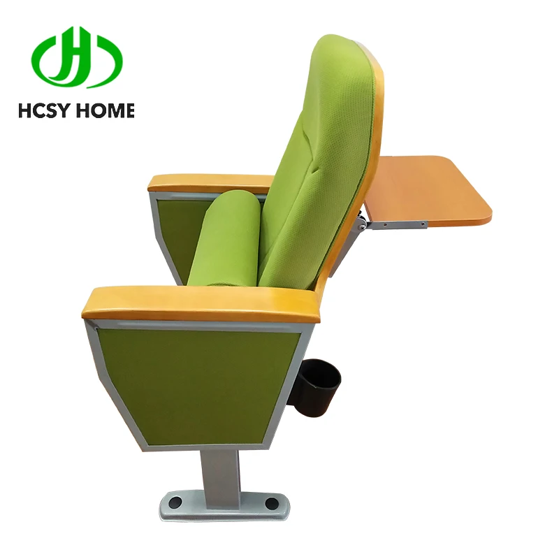HCSY домашняя фабрика прямая продажа стулья для театра стул аудитории с задним