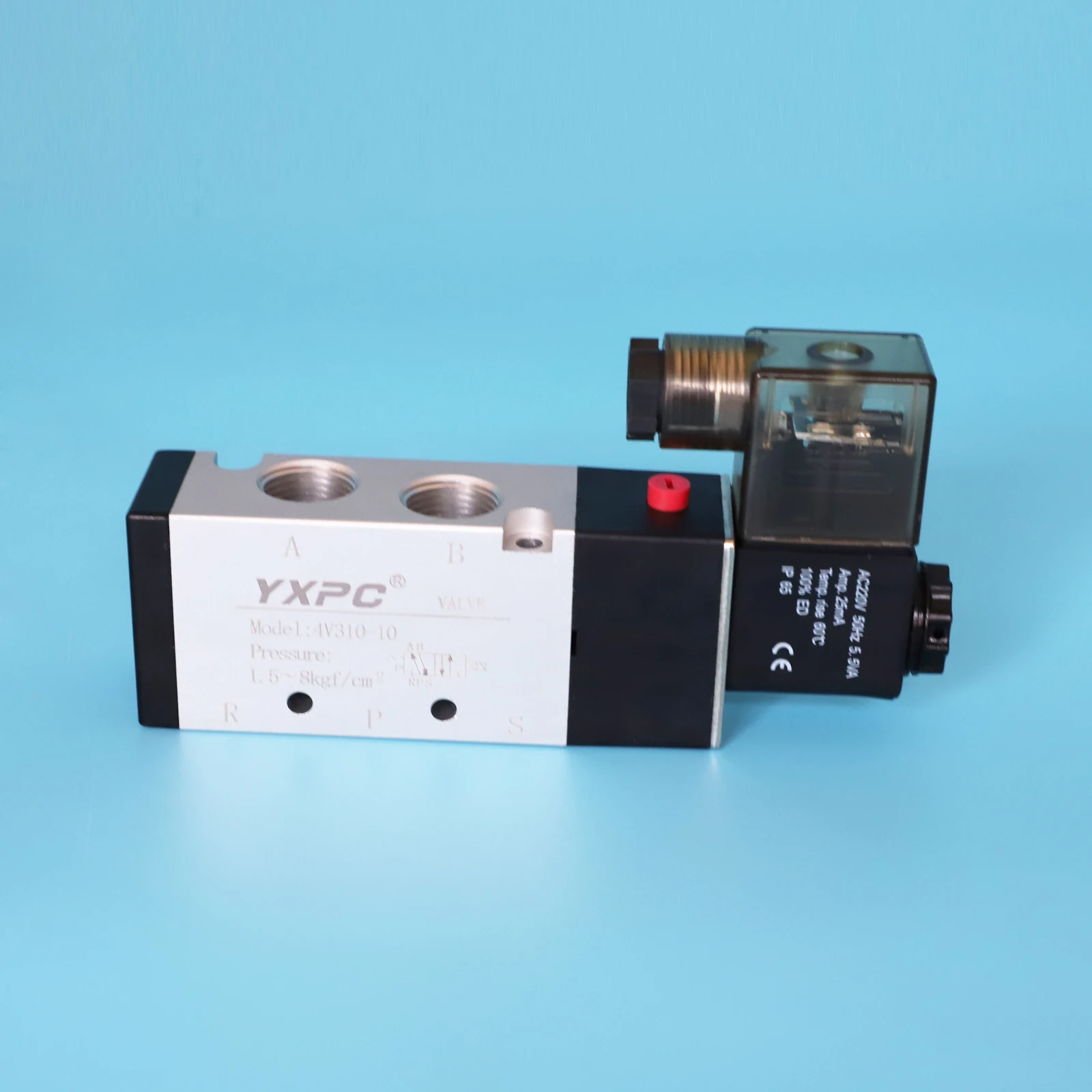 Super quality solenoid air control single coil 3/8in 24vdc 4v310-08 4v310-10 5/2 pneumatic solenoid valve 5 way pneumatic