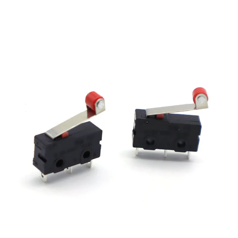 3 pin mini micro switch 5A 250VAC KW11 push micro button limit switches customizable