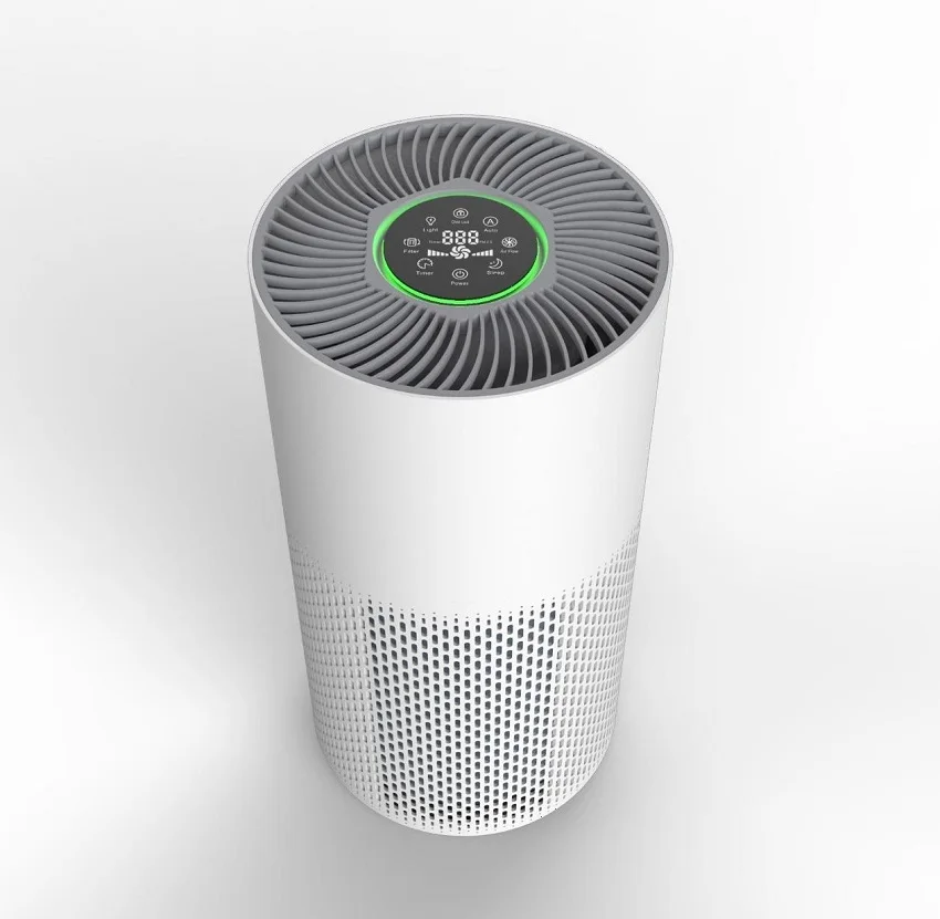 OEM Air Deodorizer Machine Portable H13 HEPA Filter and UV Air Purifier Cleaner Home Baby Bedroom PM 2.5 Monitoring Air Purifier