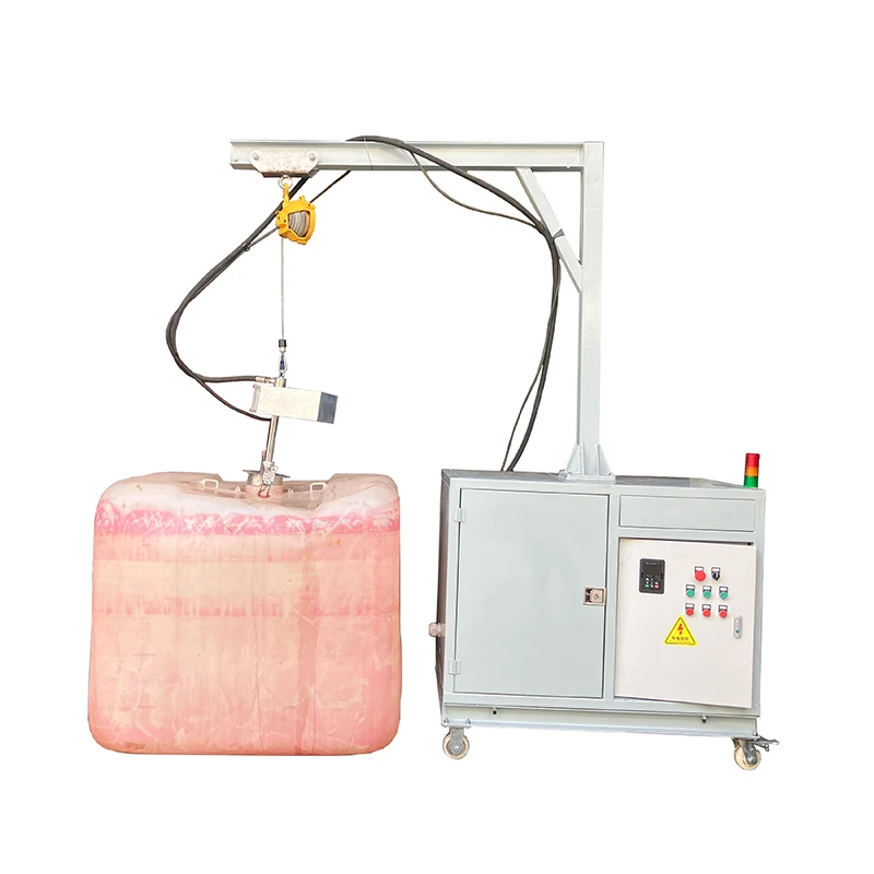 IBC Tank Automatic Cleaning High Pressure Water Jet Cleaner Hyrdo Blasting Machine