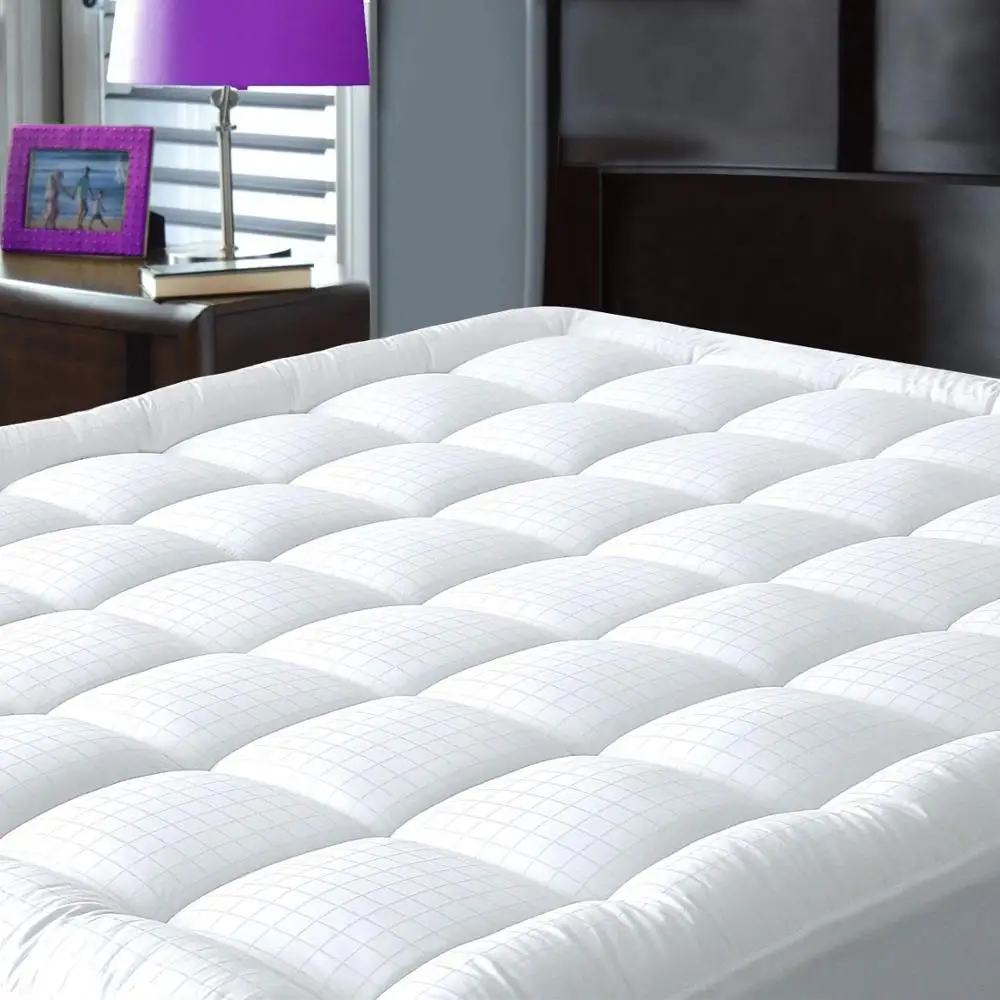 
super soft cold cotton mattress topper polyester fiber filling for home 