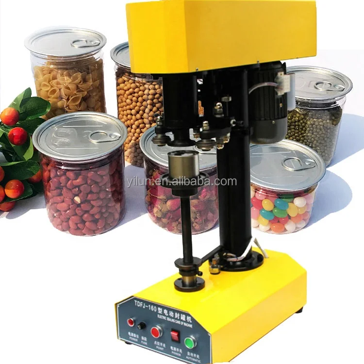 Factory Price Semi Automatic Electric Soft Drinks Aluminum Beer Can Sealing Machine Tin Can Seamer for air freshener