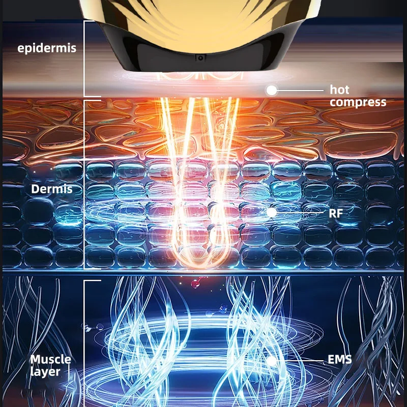 Portable Skin care lifting beauty device mini Anti Aging massager microcurrent facial toning device