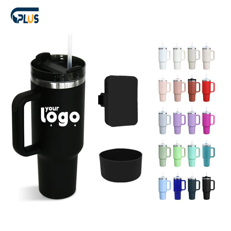 Custom logo 30oz 40oz tumbler engraved travel stainless steel cup 2.0 40oz tumbler with handle Double Wall Insulated Vacuum