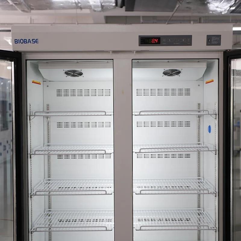 BIOBASE China refrigerators china medical 656L double doors large lab full size fridge for vaccines refrigerators