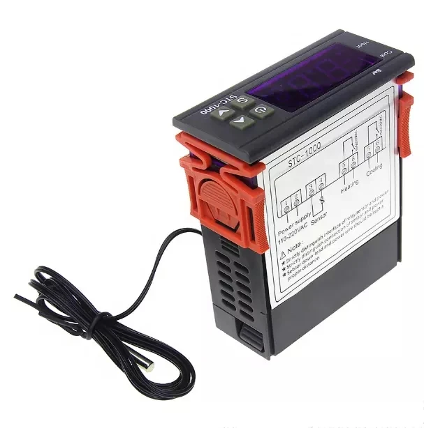 Оптовая продажа STC-1000 12V 24V AC110-220V аквариум инкубатор цифровой регулятор температуры переключатель охлаждения термостат для системы