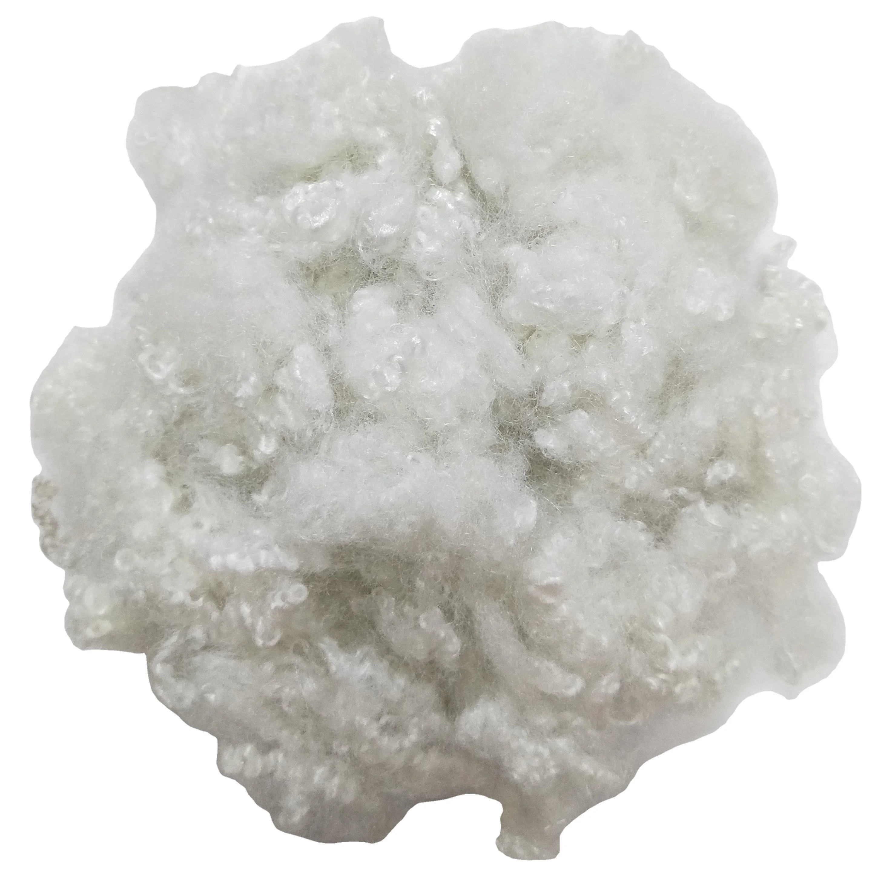 Оптическое яркое/Белое 100% Полиэфирное штапельное волокно 1,4*38 мм