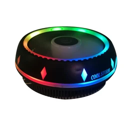 LGA 1700 1200 Factory Direct High-performance cpu cooler rgb Fan computer Heatsink cooling fan LED color Cooler Support Intel&AMD