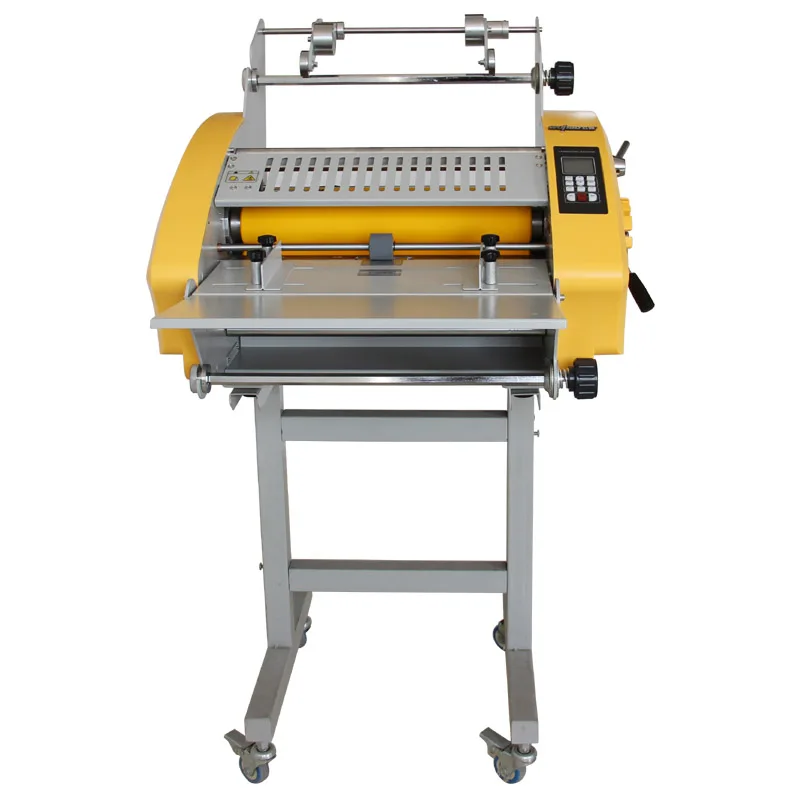 TONGRO 3866 Automatic laminating machine  Hot roller Laminator  cold and hot laminating machine auto feed and auto cut
