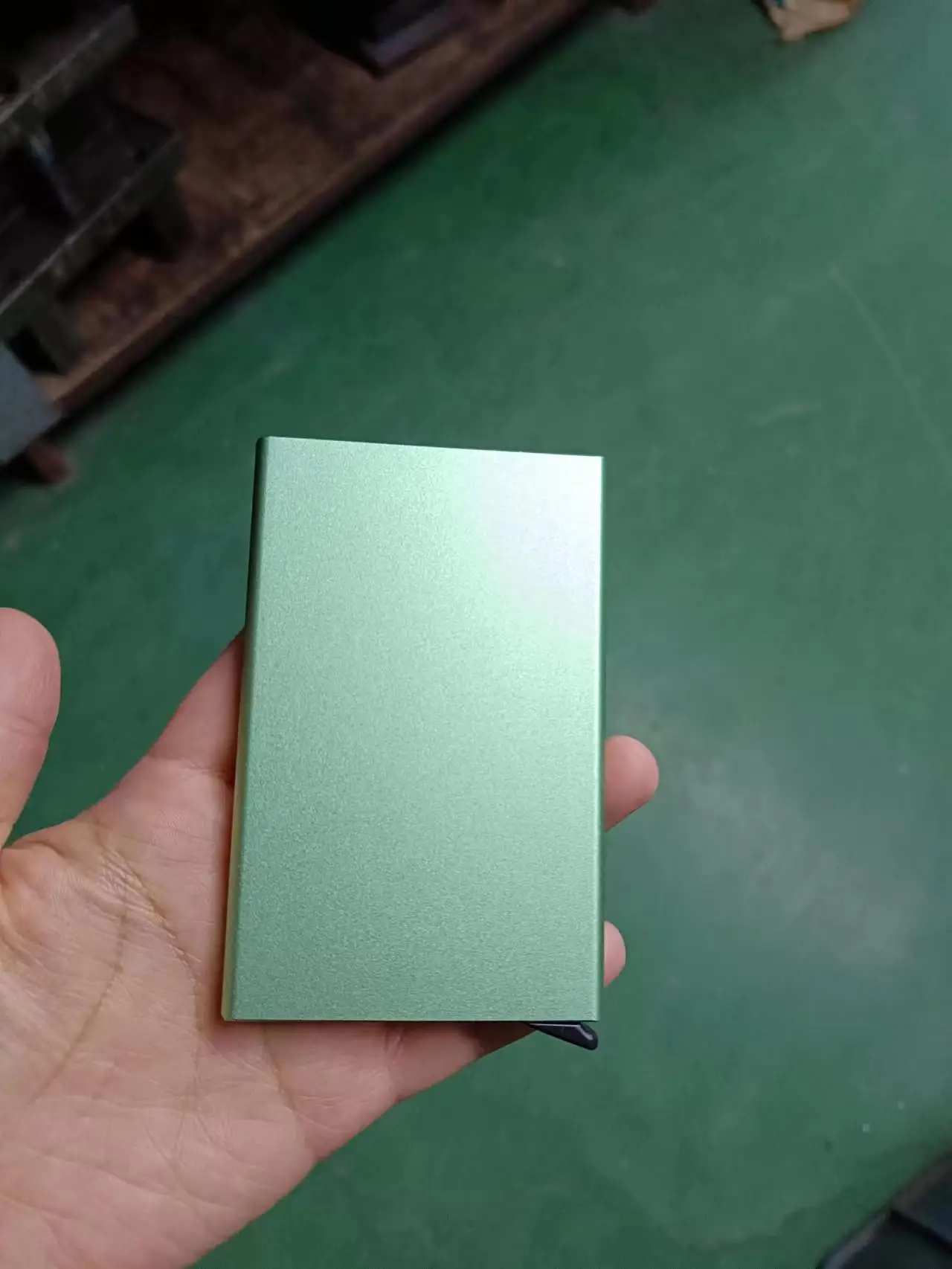 Rfid Blocking Aluminum Metal Men Wallet Wallet Aluminum Metal Case Card Holder Pop Up Wallet Carteras Carteira Masculina