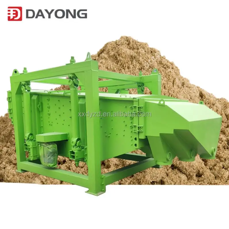 Rectangular Gyratory Vibro Sifter Square Swing Sieve Screen For Fracture Sand