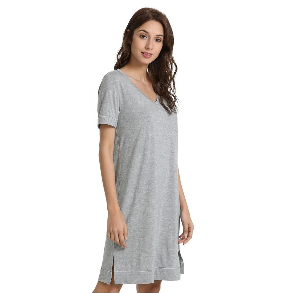 Hot new in 2020 leisure good breathability elegant slim fit bamboo dresses women lady elegant