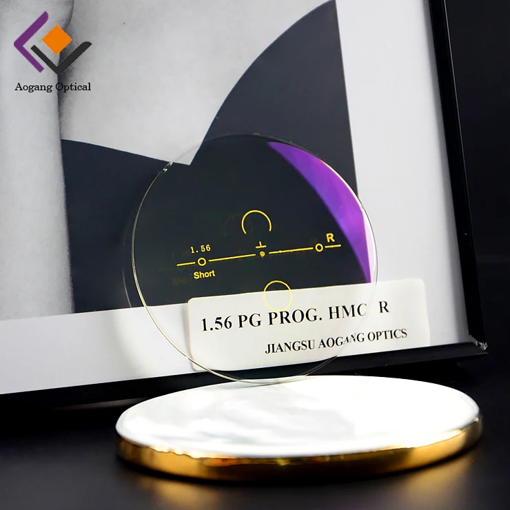 Mid index 1.56 progressive multifocal lens photochromic photo grey gray optical lenses