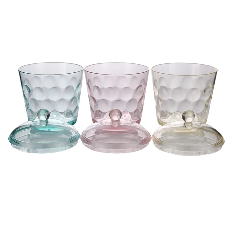 Kitchen storage candy jar high quality round bottle with lid seasoning and snack storage jar