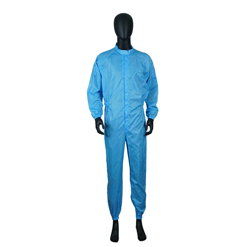 comfortable cleaning room esd work clothes  esd jumpsuit  antistatic clothes for industrial cleanroom