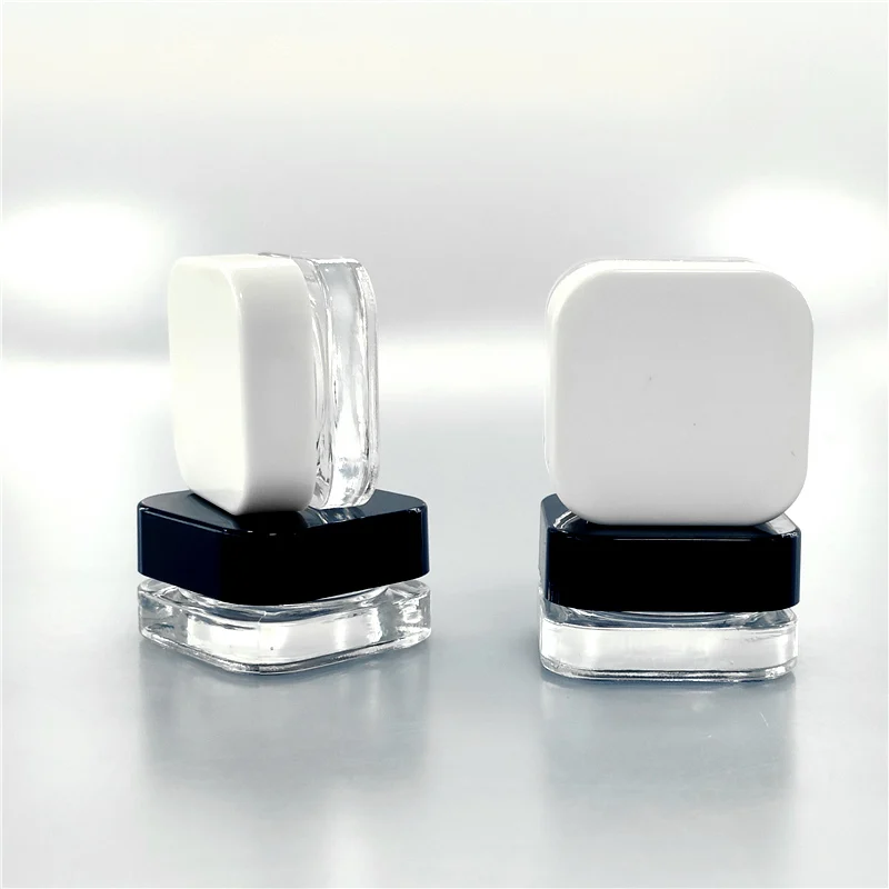 Concentrate 5ml 7ml 9ml square small cube wraps  child resistant square cbd  isolate container/jar