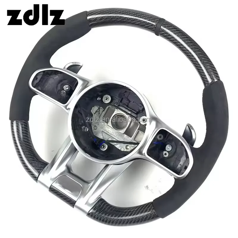 Car Carbon Fiber Steering Wheel Fit for Mercedes Benz Steering Wheel W203 CLS 350 W157 W218 W203 W205 W213 W253 Steering Wheel