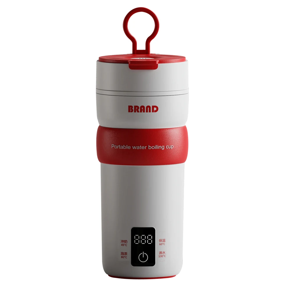 Wide Voltage 100-240V Fasting Boiling with LCD Display 4 Preset Temperatures Portable Electric Kettle Travel Small Water Boiler