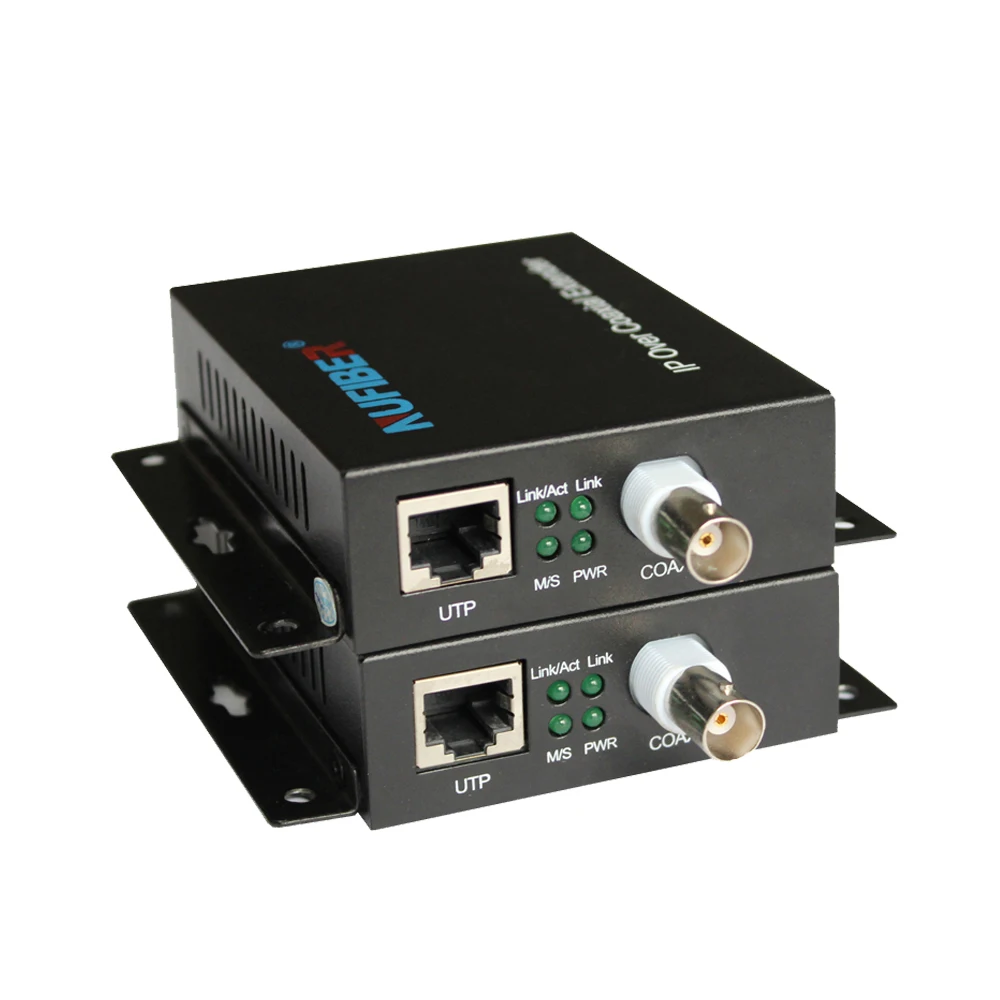 10/100M IP Ethernet Over Coaxial Extender 1 BNC and 1 LAN  Ethernet over Coaxial EOC Extender 2km