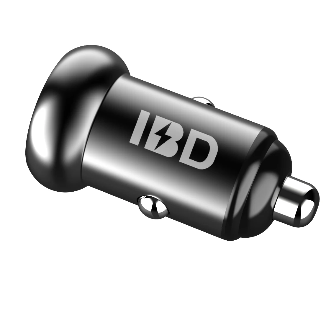Быстрое зарядное устройство IBD PD для автомобиля 18 Вт маленькое двойное синее светодиодное быстрое автомобильное Mini 36 металлическое